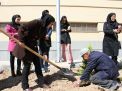 گزارش تصویری مراسم روز درخت کاری در دانشگاه  با حضور ورزشکاران ملی پوش شهرستان شاهرود  
